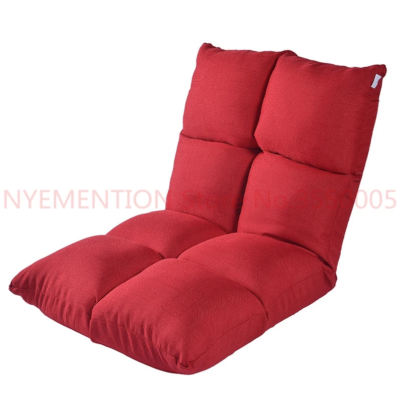 8 сеток ленивый диван моющийся диван Регулируемая спальная кровать Толстая высокоэластичная губка мягкое кресло с невидимой молнией 10 шт - Цвет: Красный