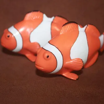 

Tropical Fish Kids Education Toy High Simulation Model 12*6cm Clown Fish Ocean Life Kids Toys Birthday Gift Home Decoration pvc