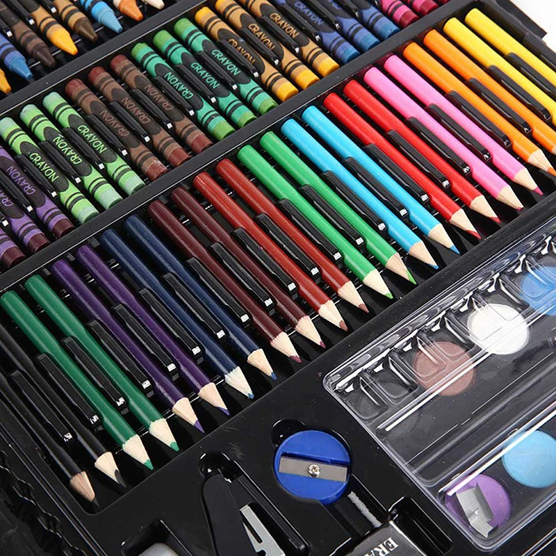 Paintbrush Children Crayons Student Watercolor Pen Art Supplies Painting Set Stationery Learning Oil Pastel