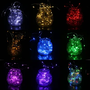 

Super Bright 3m Waterproof 30 Led Silver Wire String Light Christmas Wedding Party Decoration Lamp IP66 With Button Battery