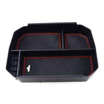 

DWCX Car Center Console Armrest Storage Box Organizer Pallet Tray Fit For Toyota Highlander 2016 2017 2018 2019