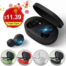 TWS беспроводные наушники Bluetooth 5,0 стерео наушники с зарядным устройством mi c PK mi Airdots наушники Red mi Airdots TWS