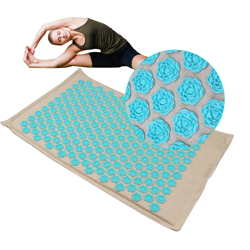Набор подушек Procircle Acupressure для массажа льняной хлопковый коврик иглоукалывания с