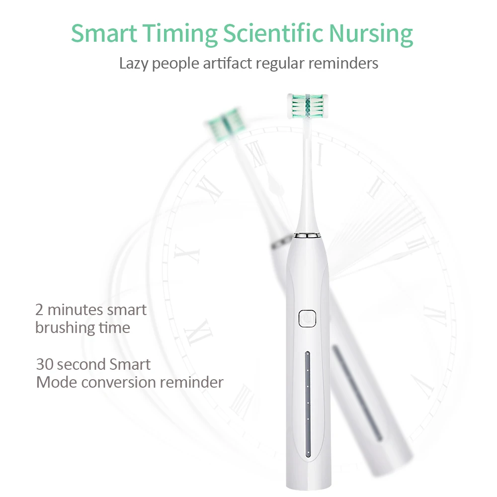 5 Mode Sonic Electric Toothbrush Three-Side USB Rechargeable 3D Ultrasonic Toothbrush U-Shaped Timer Brush Teeth Head For Adults 5 Mode Sonic Electric Toothbrush Three-Side USB Rechargeable 3D Ultrasonic Toothbrush U-Shaped Timer Brush Teeth Head For Adults