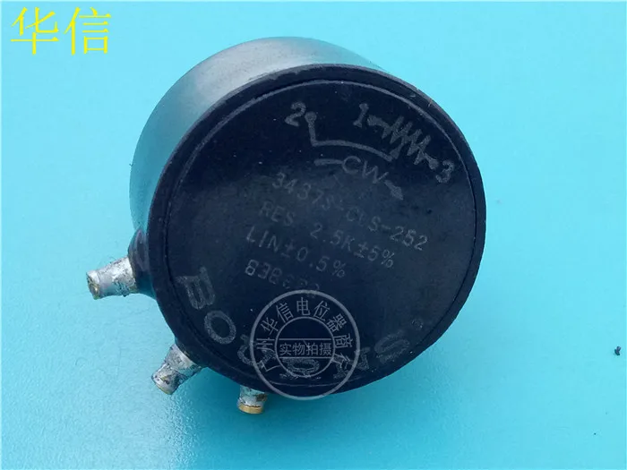 Б/у бурнс проволочное уплотнение одинарный потенциометр 3437S-CLS-252 2 5 K