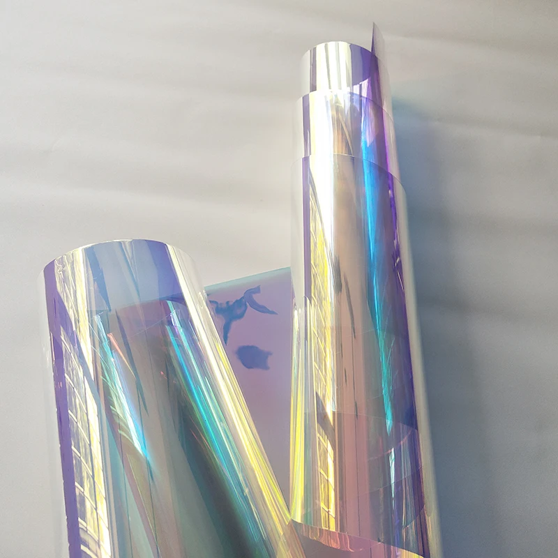 Длина 4/5 метров Радужный цвет односторонняя уединение самоклеящаяся пленка для окон, теплоизоляция УФ-окно оттенок домашний декор
