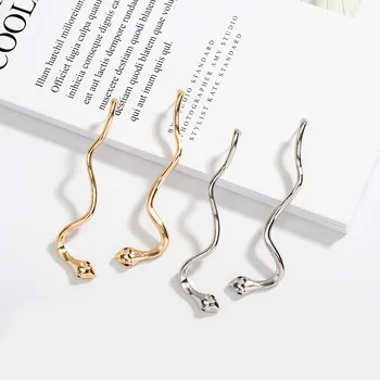 

1Pair Rock Punk Vintage Snake Earrings for Women Jewelry European Personality Animal Ear Stud Handmade Studs Earings E373