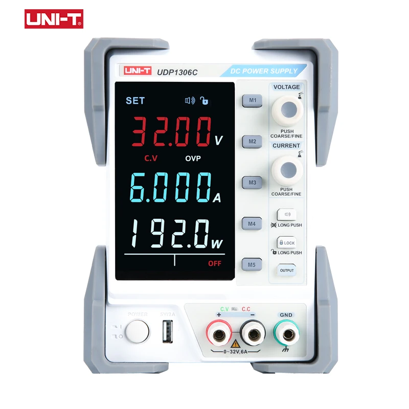 UNI T UDP1306C Регулируемый Линейный DC Питание для лабораторных 4 разрядный Дисплей
