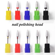 

Ceramic Carbide Nail Drill Bit Rotate Burr Milling Nail Cutter Bits Electric Drill Machine For Manicure Pedicure Tools Manicure