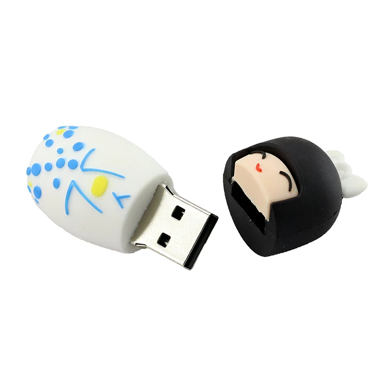 32 ГБ USB 2,0 флеш-накопитель, флешка, японская кукла, кимоно для девочек, 64 ГБ, 128 ГБ, 256 ГБ, 16 ГБ, 8 ГБ, 4 Гб, карта памяти, креативная флешка, подарок