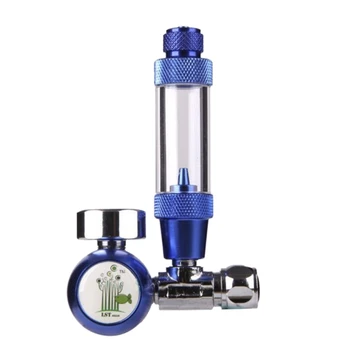 

Aquariums System CO2 Regulator Check Valves Bubble Counter CO2 Gauge Display Plant Tank Accessory