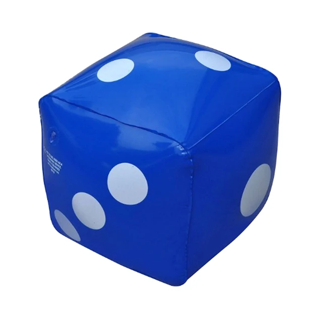Inflatable Multi Color Blow-Up  Big Dice Toy Stage Prop Group Game Tool Casino Poker Party Decorations Pool Beach Toy GYH 4