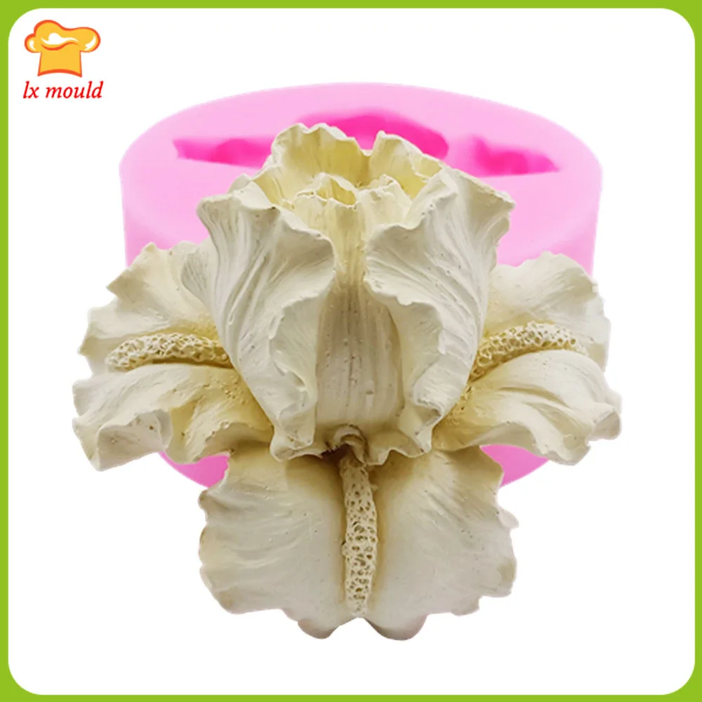 

LXYY MOULD 3d stereo pattern MOULD diy handmade soap chocolate aromatherapy candle plaster silicone mold