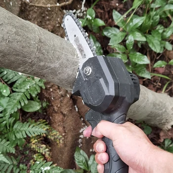 

36V Portable Rechargeable Electric Pruning Saw Mini One-handed Lithium Battery Woodworking Electric Saw For Garden