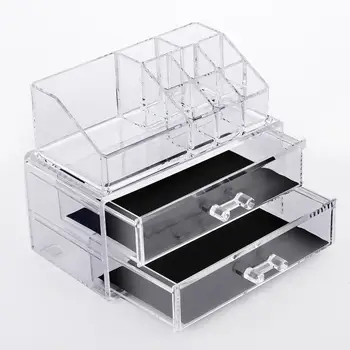 

New Package Store Box Multifunctional Transparent Acrylic Storage Box Drawer Type Cosmetic Case Nail makeup Tool