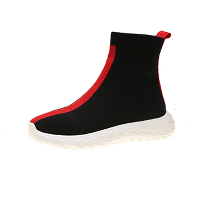 Bootee/ г. Женские ботинки до середины икры на шнуровке роскошная дизайнерская Осенняя обувь ботинки на низком каблуке женские ботинки с круглым носком