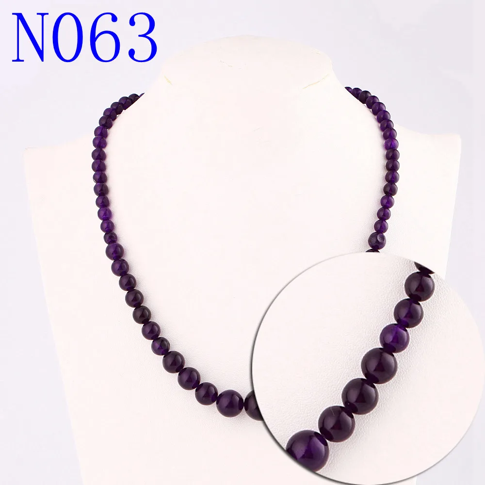 Purple Chalcedony Yumten бусы Цепи чокер башня на цепочке ожерелье Градуированные аксессуары подарок женский рейки ювелирные изделия мощность с натуральным кристаллом кварца - Окраска металла: Purple Chalcedony