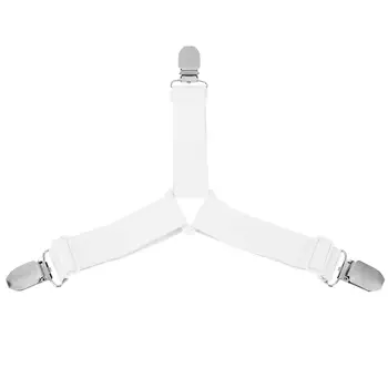 

4pcs Three-Head Bed Sheet Clips Metal Elastic Non-slip Fastener Cover Blanket Duck-billed Gripper Home Textiles Accessories