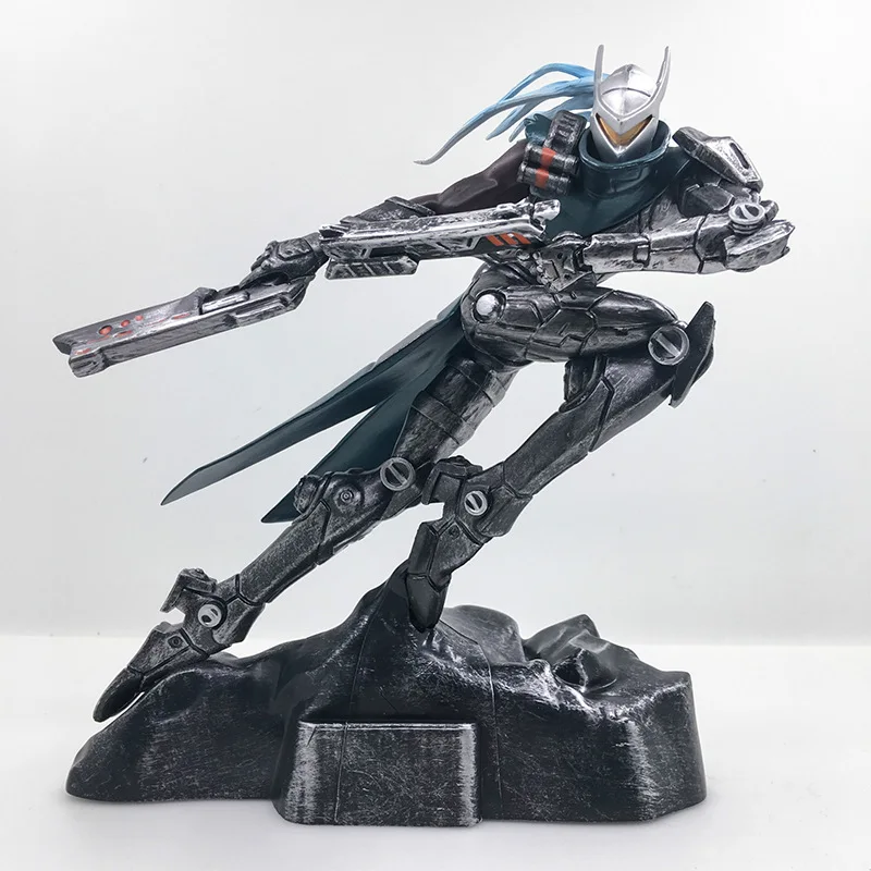 

League of Legends Home Decoration Desk Accessories Figurines Game Model Lucian Statue Plaster for Living Room Christmas Gift