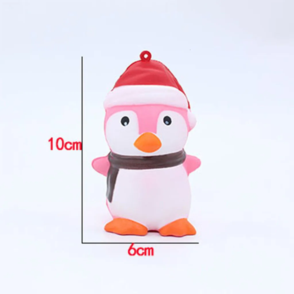 Игрушки для детей Juguete мини декомпрессионная игрушка короткие ноги Санта маленький пингвин медленно поднимающаяся игрушка для детей мальчик девочка подарок Рождество
