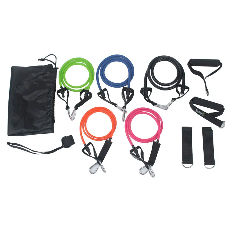 

11pcs/Set Pull Rope Fitness Yoga Rubber Loop Tube Latex Tubes Exercises Resistance Bands Excerciser Body Training Workout
