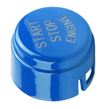 

Car Engine One-Button Start Button Cover For BMW F30 3 Series Blue