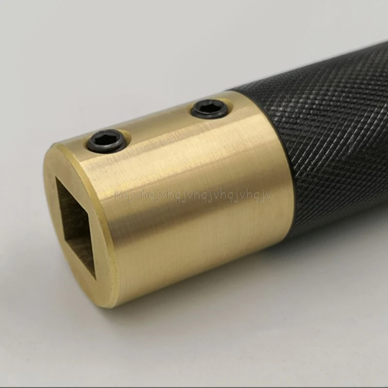 1Set Aluminum Alloy Hollowing Wood Turning Tools Knurling Knife Handle Wrench for Lathe Turning Tool Kit S05 19 Dropship