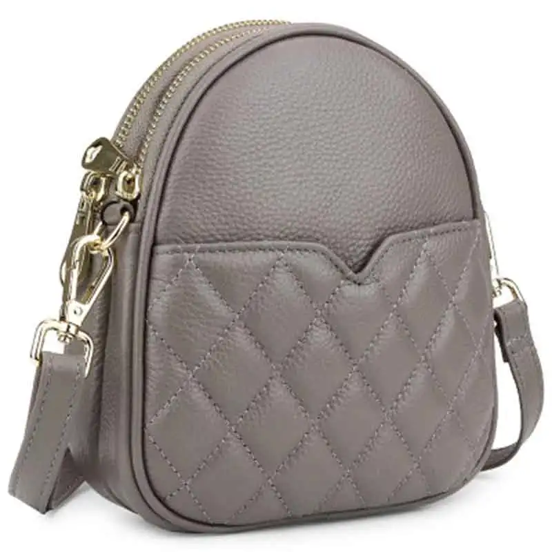 

LANSUXIANG shoulder bag fashion Brand for women messenger bags ladies Genuine Leather leather purse bread female crossbody bag