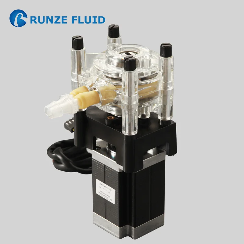 Stepper Motor Flexible Hose Peristaltic Pump Compact Structure Space Saving Mounting for TOC Analyzers Factory Direct Supply |
