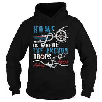 

Home Is Where The Anchor Drops Unisex Hoodie