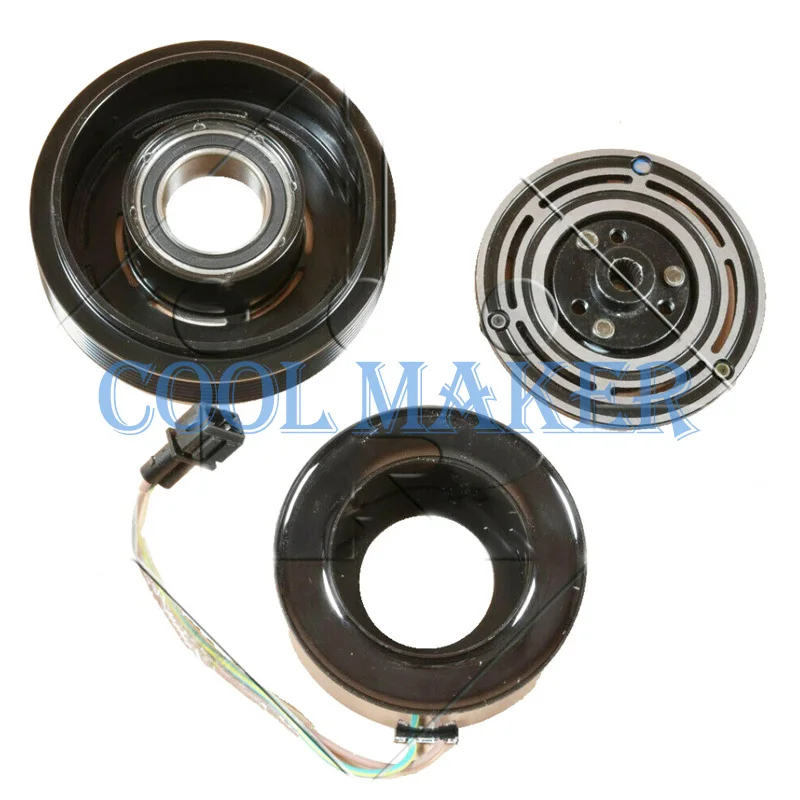 Sd7v16 Ac Compressor Clutch Assembly For Volkswagen Golf Jetta Cabrio