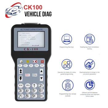 

Key Programmer CK100 V46.02 with 1024 Tokens OBD2 Immobilizer Programmer Tool Auto Diagnostic Tools CK100 Master better than SBB