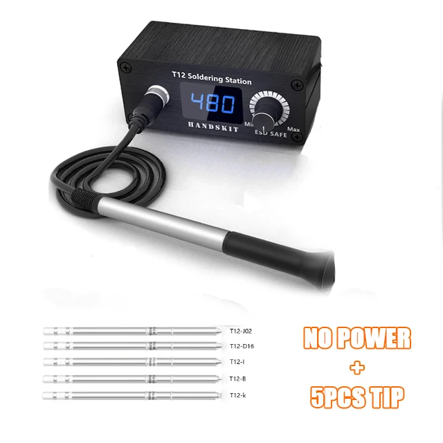 T12 Digital Soldering Iron Station for DEWALT DCB 1224V Slider Tools