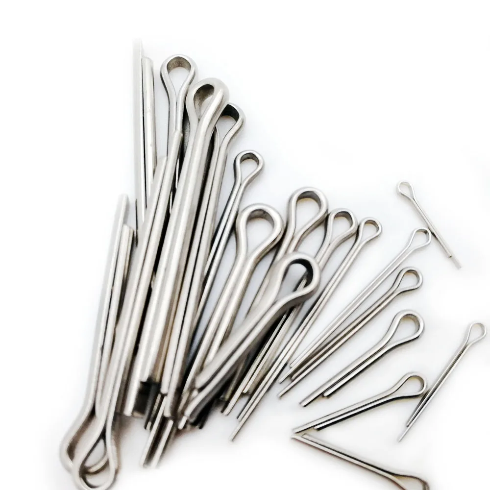 

150pcs Split Cotter Pins Kit Set M1 M1.5 M2 M2.5 M3 304 Stainless Steel Hardware Assortment Box