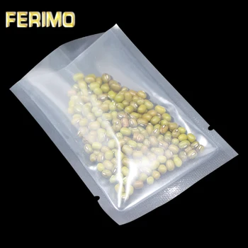 

Clear Nylon Plastic Vacuum Bag For Food Storage Open Top Heat Seal Snack Fruit Keep Fresh Flat Pocket Pouch 13 Sizes