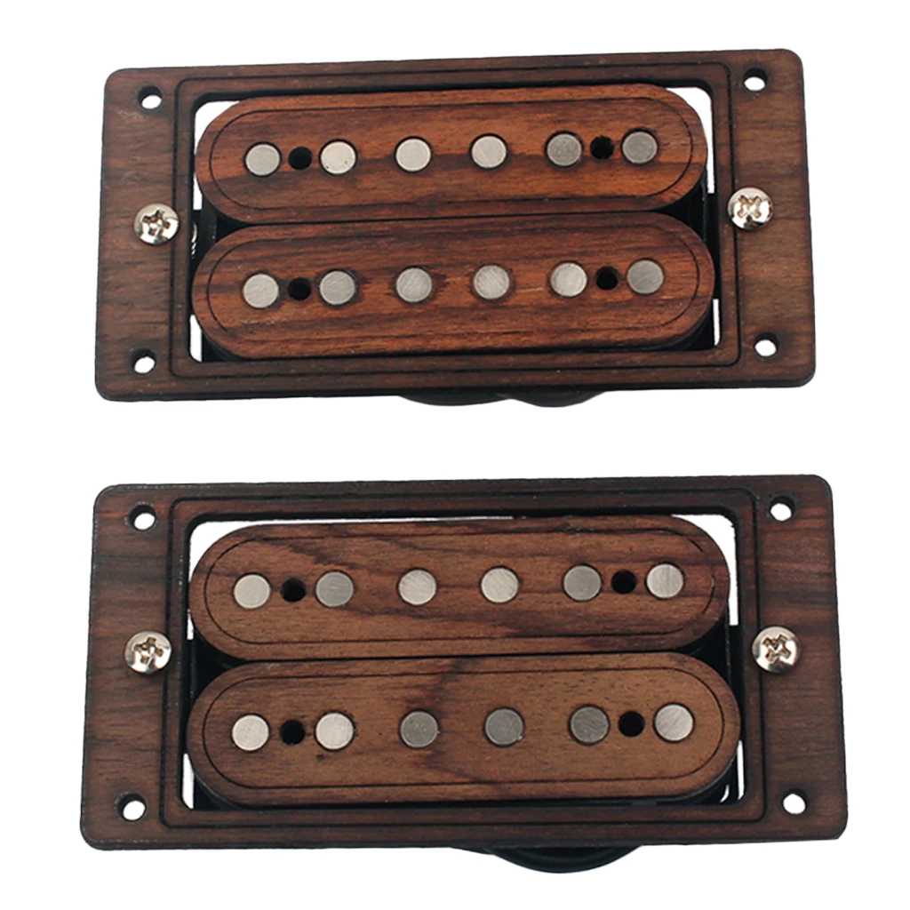 

Humbucker Matched Electric Guitar Neck Bridge Pickup Set, Sound Great