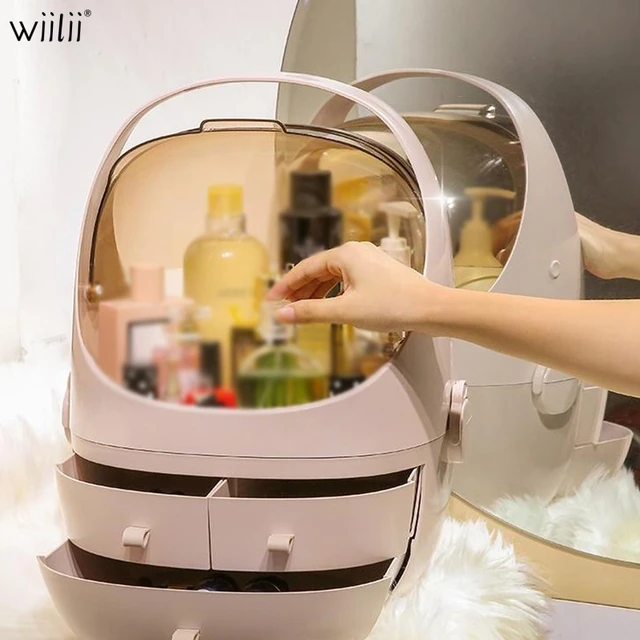 $US $34.82  With Handle Drawers for Bathroom Dresser Vanity and Countertop Makeup Organizer Modern Clear Cosmet
