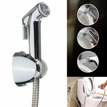 

Toilet Shattaf Adapter Spray Handheld Bidet Shower Head Wall Bracket Hose ABS Shower Sprayer Set Sprayoilet Faucet Shower