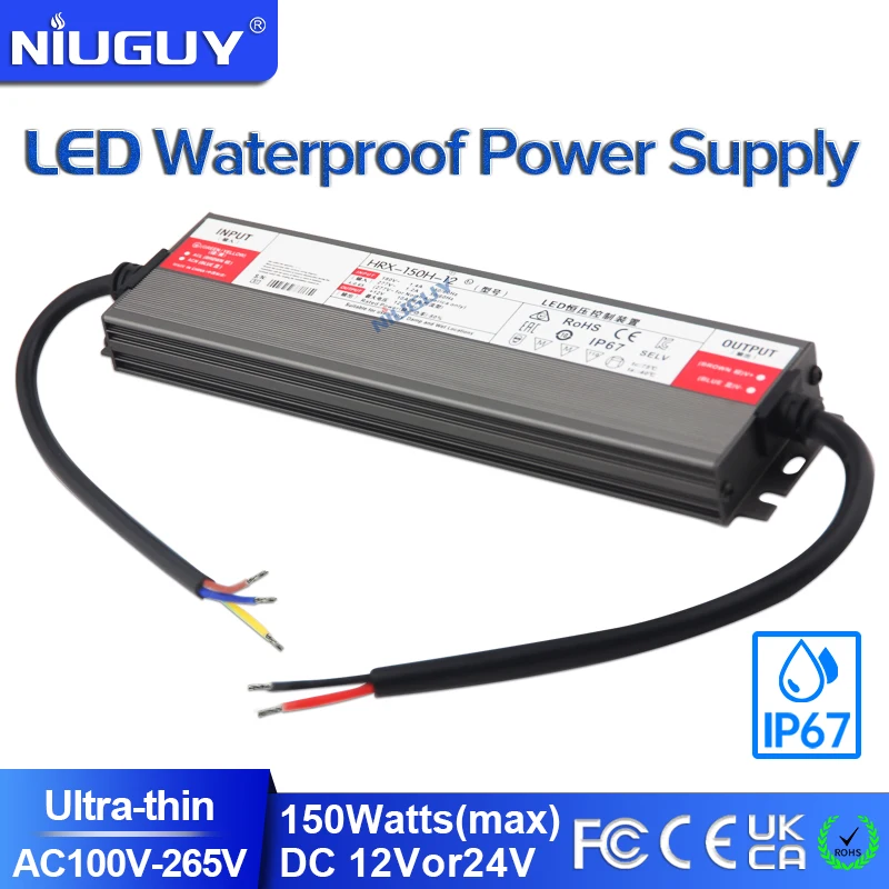 LightingTransformers12V24VPowerSupplyIP67OutdoorWaterproof