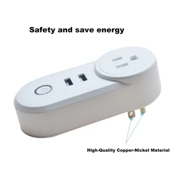 

Hot 2 USB Port Socket Smart Power Strip APP Remote Control Voice Control Home Timer for Android iOS Home Timer EU US Plug Socket