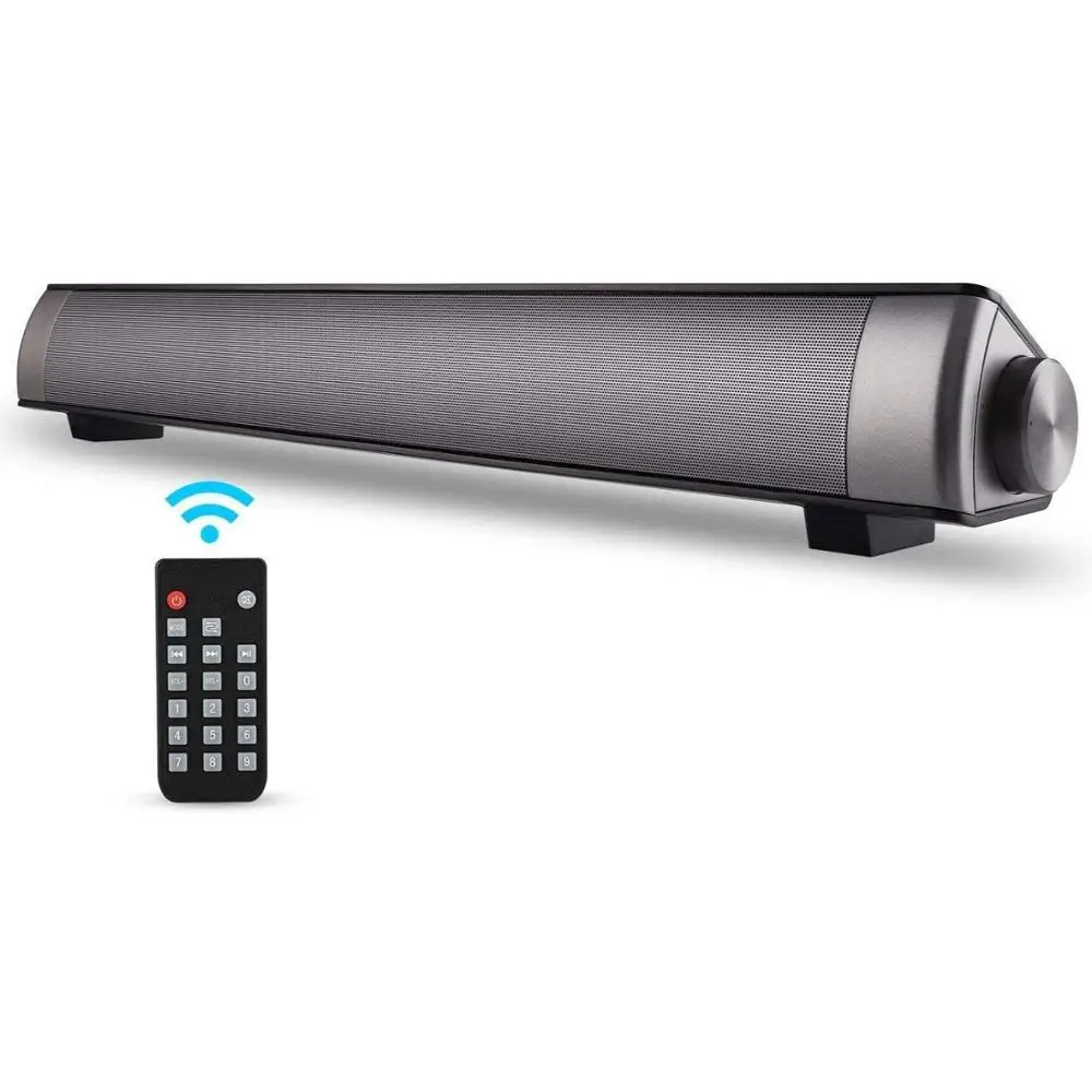 10W Bluetooth Sound Bar Wired and Wireless Home Theater Audio for Cell Phone/Tablet/Projector Support TV with AUX/RCA Output | Электроника