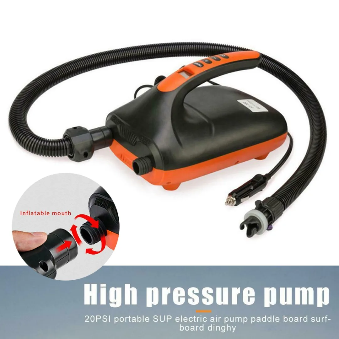 通販企業 屋外パドルボード1pc 12v Sup最大 Psiインテリジェントインフレータブルポンプ電動エアーポンプデュアルステージmayitr 通販企業 Kingscages Com