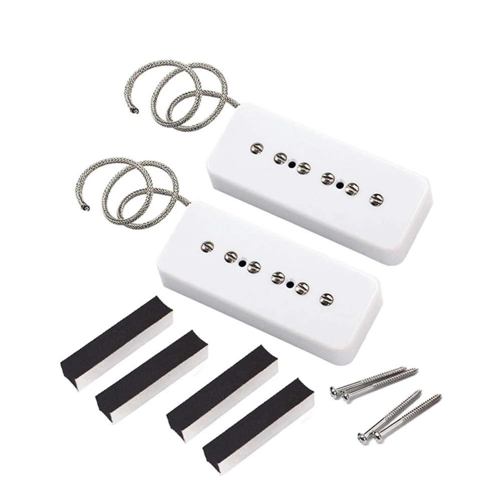 

2 PCS Alnico 5 Alnico V Single Coil Humbucker Pickup P90 Neck Bridge Pickup Humbucker Set For Electric Guitar Replacement Parts