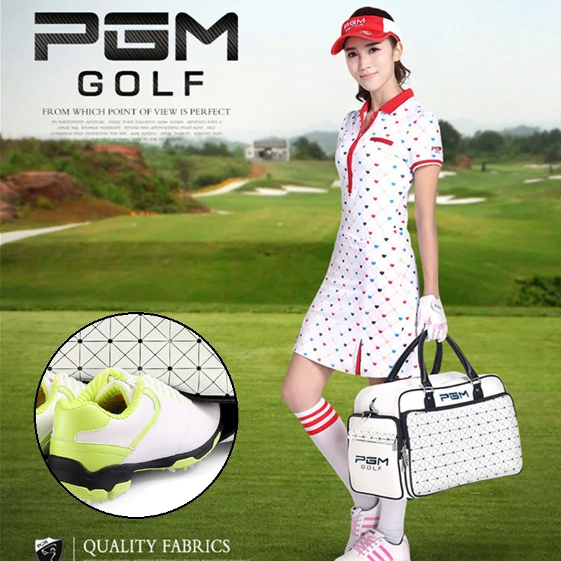 Golf Bag Waterproof Pu Leather Large Fitness Equipment Pgm Men's Sport