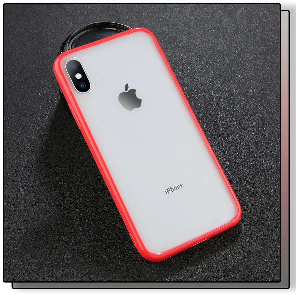 GTWIN Прозрачный Простой карамельный цвет чехол для телефона для iphone 11 Pro X XR XS Max 6 6S 7 8 Plus прозрачный ТПУ акриловый задний Чехол