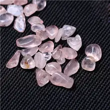 1 шт. Кристалл Камень чистый Degaussing розовый натуральный декоративный кристалл камень галька рок для цветочный горшок аквариума