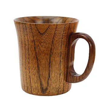 

Coffee Vintage Mug Safe Wooden Water Beer Tea With Handle Cup Handmade