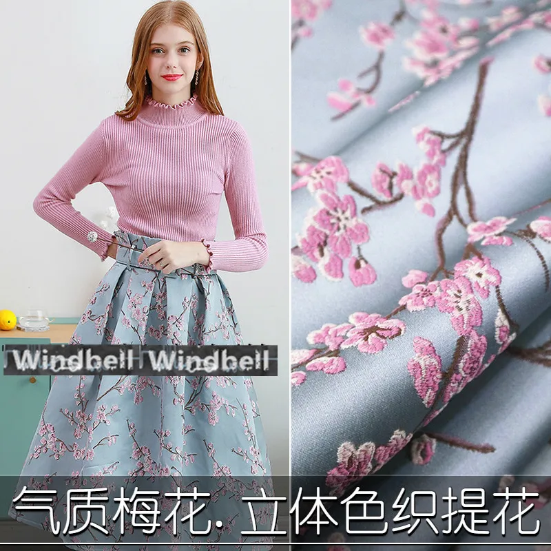 100 см* 142 см/шт. Пряжа-окрашенный жаккард осень/зима платье одежды парча ткань