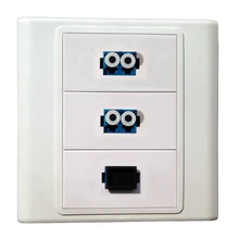 LC+ SC модули, информация настенная пластина, крышка розетки, настенное крепление, лицевая панель, разъем, порт для домашнего офиса, кабельная система