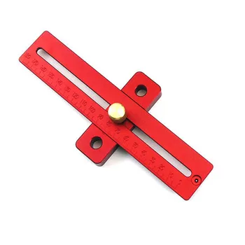 

T-170/T-270 /T-370mm Scale Measure Woodworking T-type Hole Ruler Marking Tool Hole Size: 1mm (for Pens With A Core Size Of 0.8-1